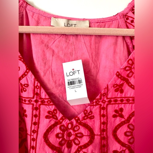 🍁2/$40 LOFT Eyelet Crochet Dress - Picture 4 of 10